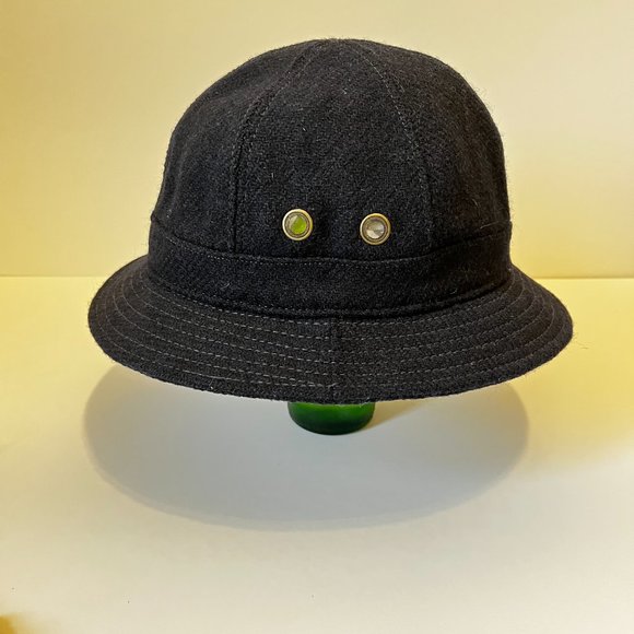 Blue Wool Bucket Hat - Harris Tweed x Mark McNairy - Picture 6 of 10